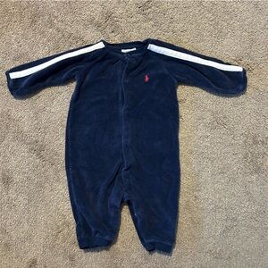 Ralph Lauren Navy Terry One Piece